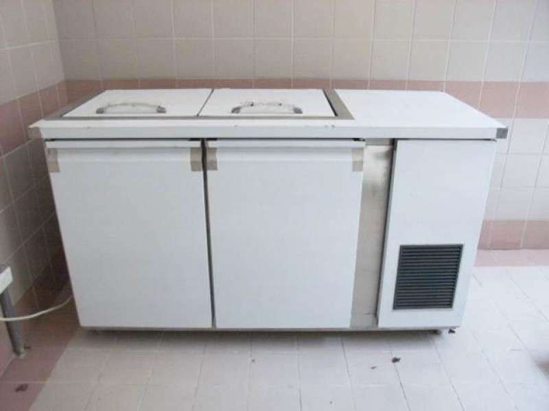 雙槽廚餘冰櫃120L (60L X2)